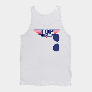 Top Gamer Funny Retro Cool Gaming Tank Top